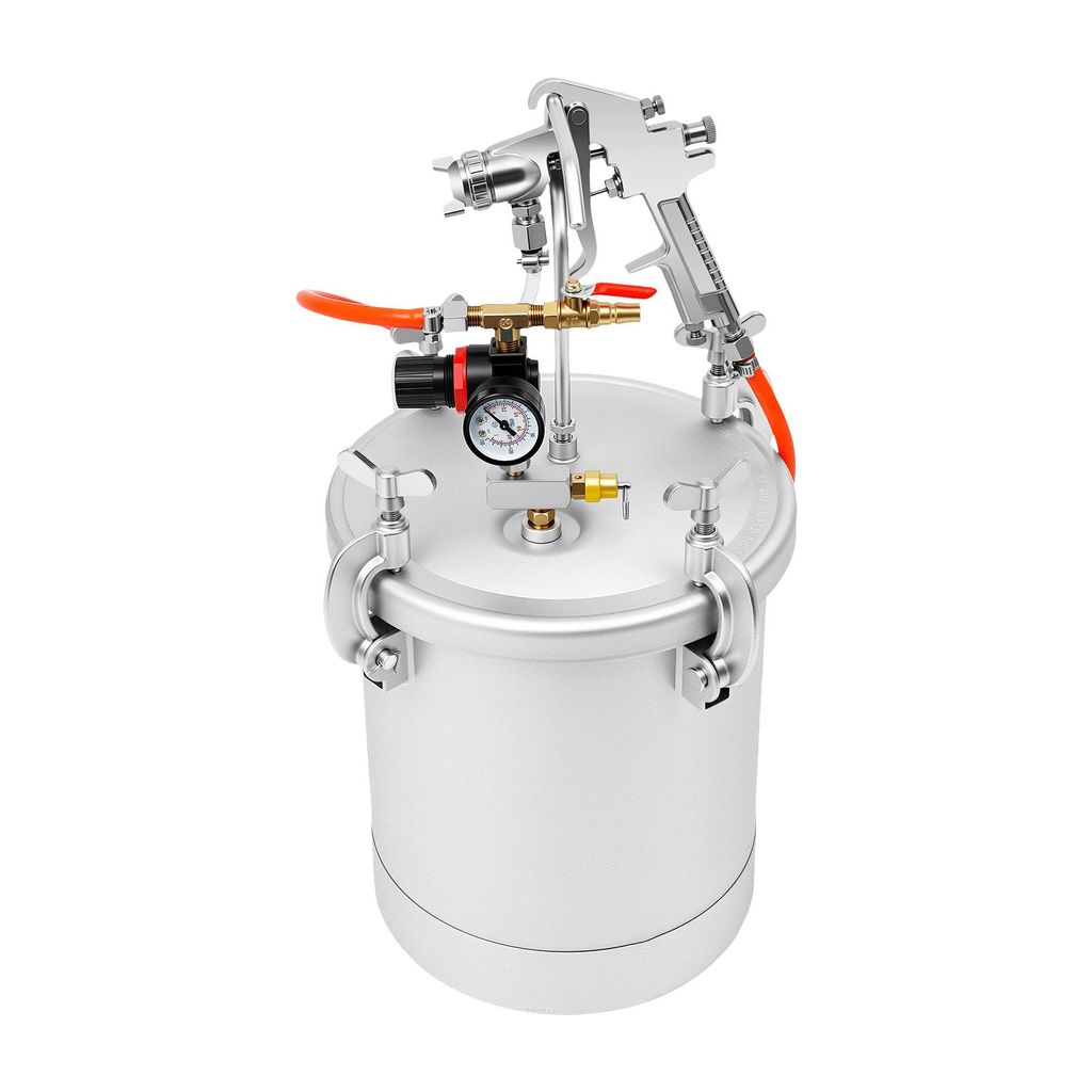 10L Farbspritzpistole Farbbehälter Lackierpistole mit 3mm Produktbild 