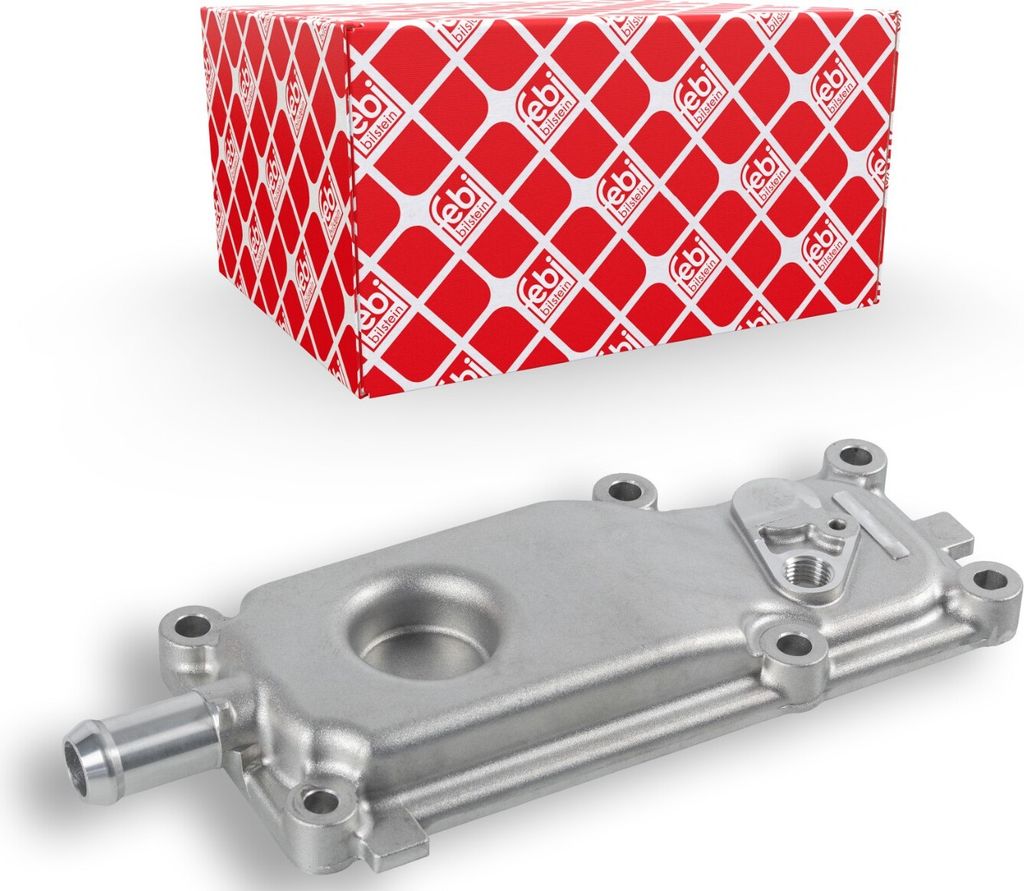 FEBI BILSTEIN Thermostatgehäuse 104963 für SCANIA 4 - series 215mm 105mm 24mm