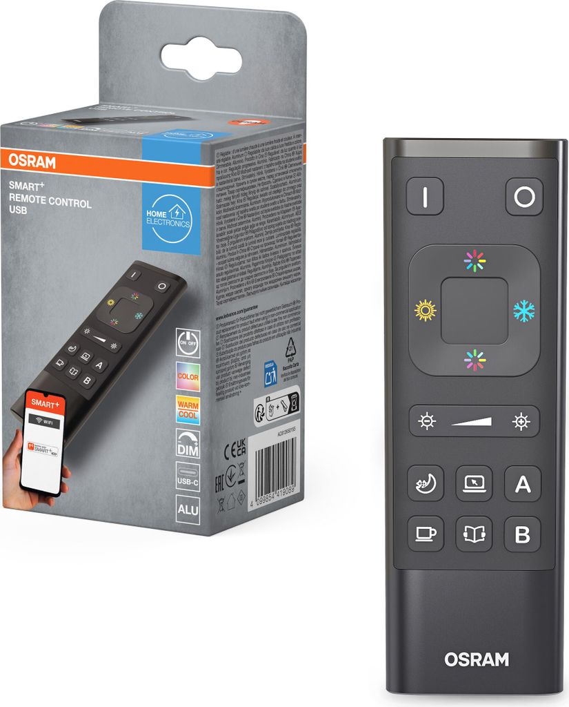 Telecomando OSRAM SMART+ WIFI, ricaricabile con USB-C in Immagine del prodotto 