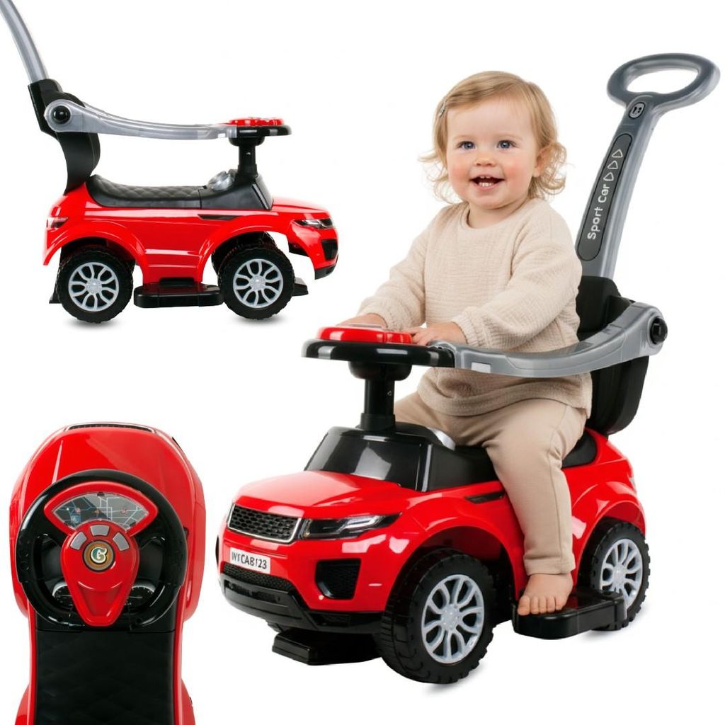Rutscher Rutschauto Sport Car SUV Rutschfahrzeug Spielzeug ab 1 Jahr rot Sun Baby