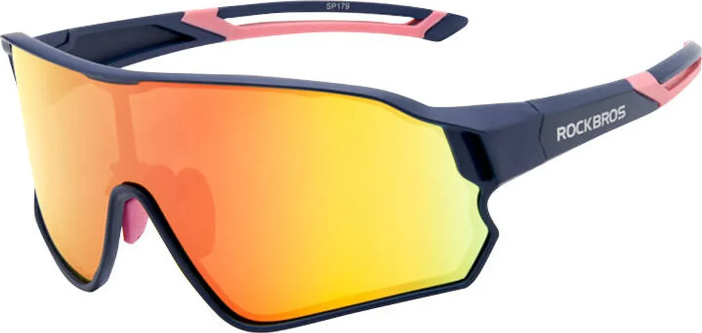 Lunettes de soleil vélo Rockbros 10134Pl pour protéger vos yeux Bleu