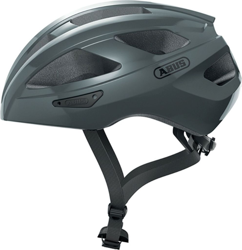 ABUS Macator Casque de vélo de course Gris brillant M