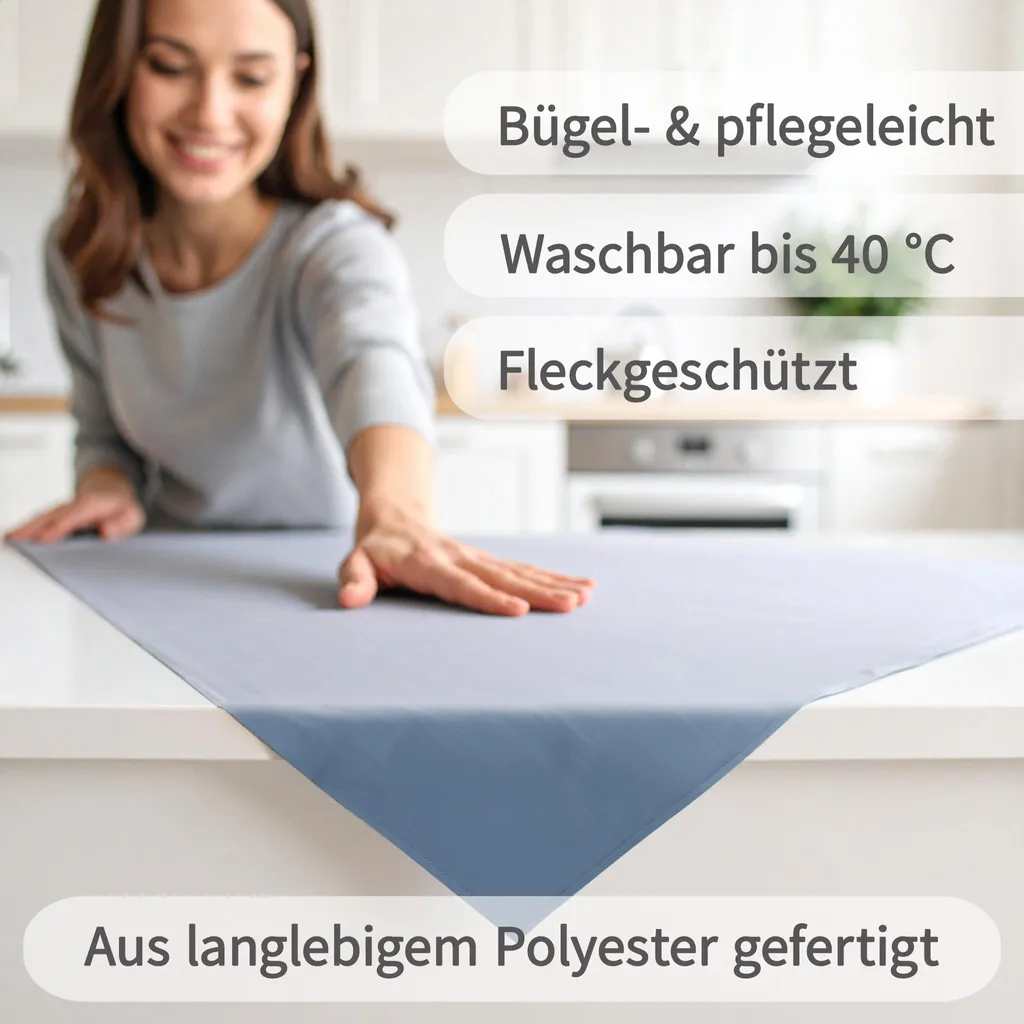 Tovaglia Gialla 130x225 cm per Tavolo Cucina e Sala da Pranzo Moderna - 3