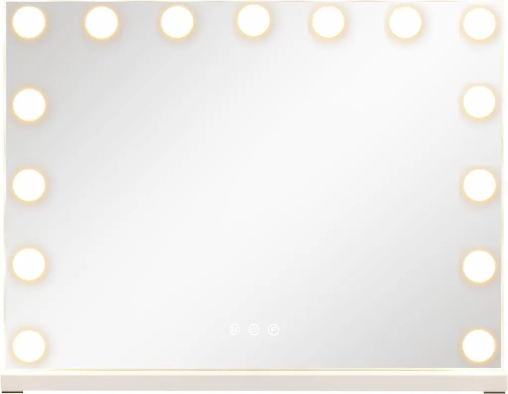Miroir cosmétique lumineux avec éclairage LED et intensité variable