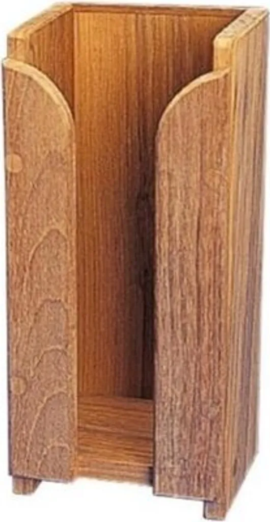 Support pour tasses 1 pile stable en bois de bambou naturel