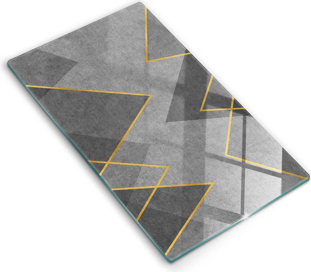 Abdeckung Glas - Küchenabdeckung - 30x52 cm - Abdeckplatte - Scharfe Formen