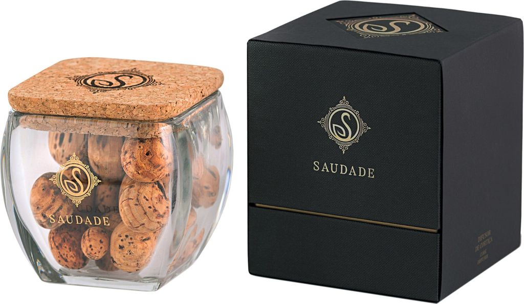 SAUDADE exklusiver Kork-Duftdiffusor - schwarze Orchidee
