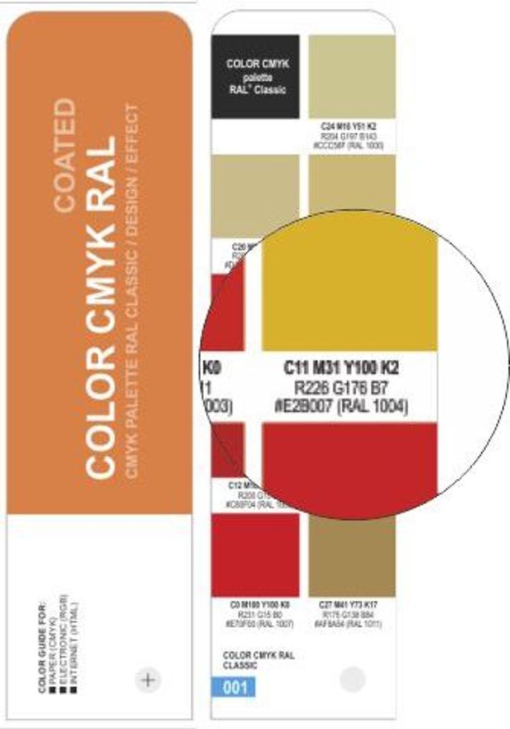 KolorPowłoka CMYK RAL Zdjęcie produktu 