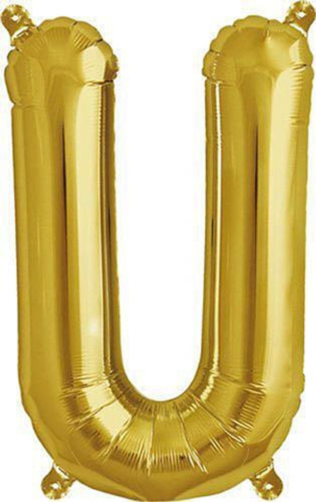 Folienballon U gold