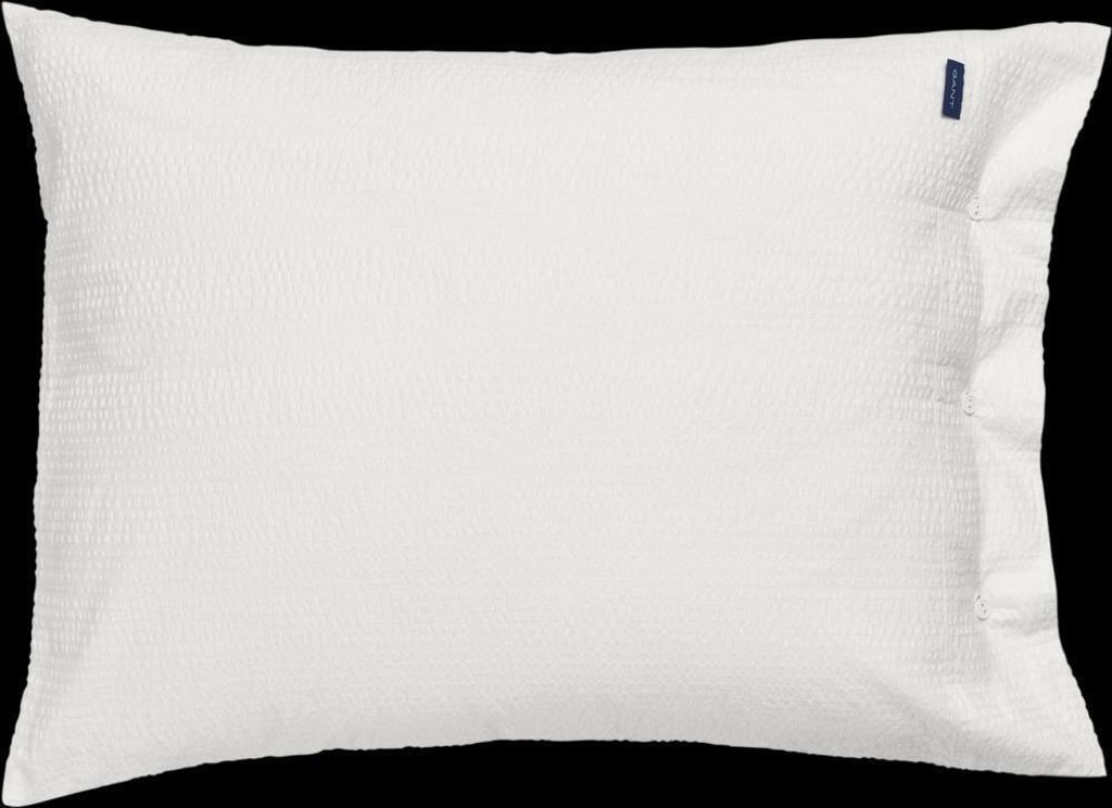 GANT Seersucker Kissenbezug einzeln Farbe White Größe 80x80