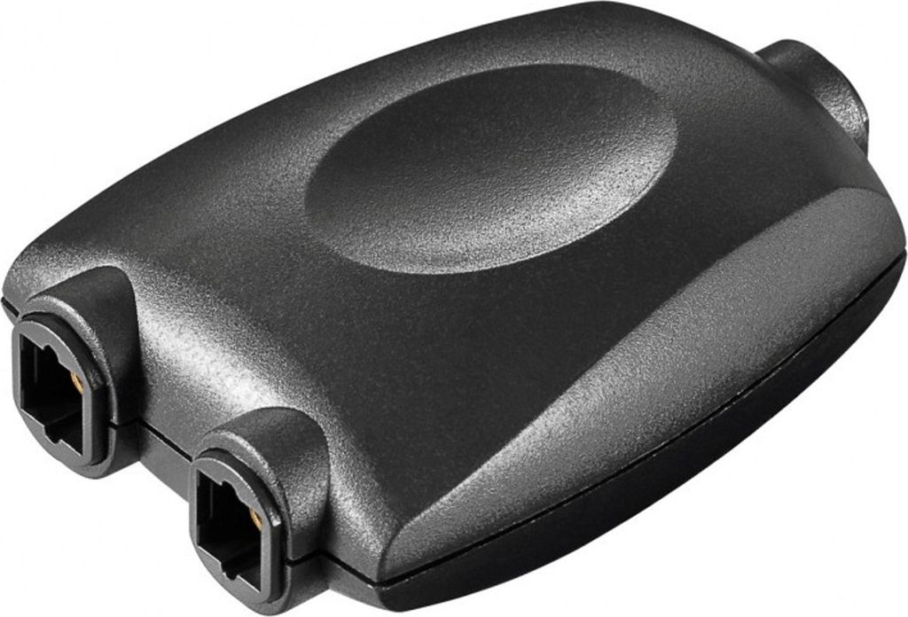 TOSLINK Digital Audio-Splitter 1 auf 2 Toslink-Kupplung Produktbild 