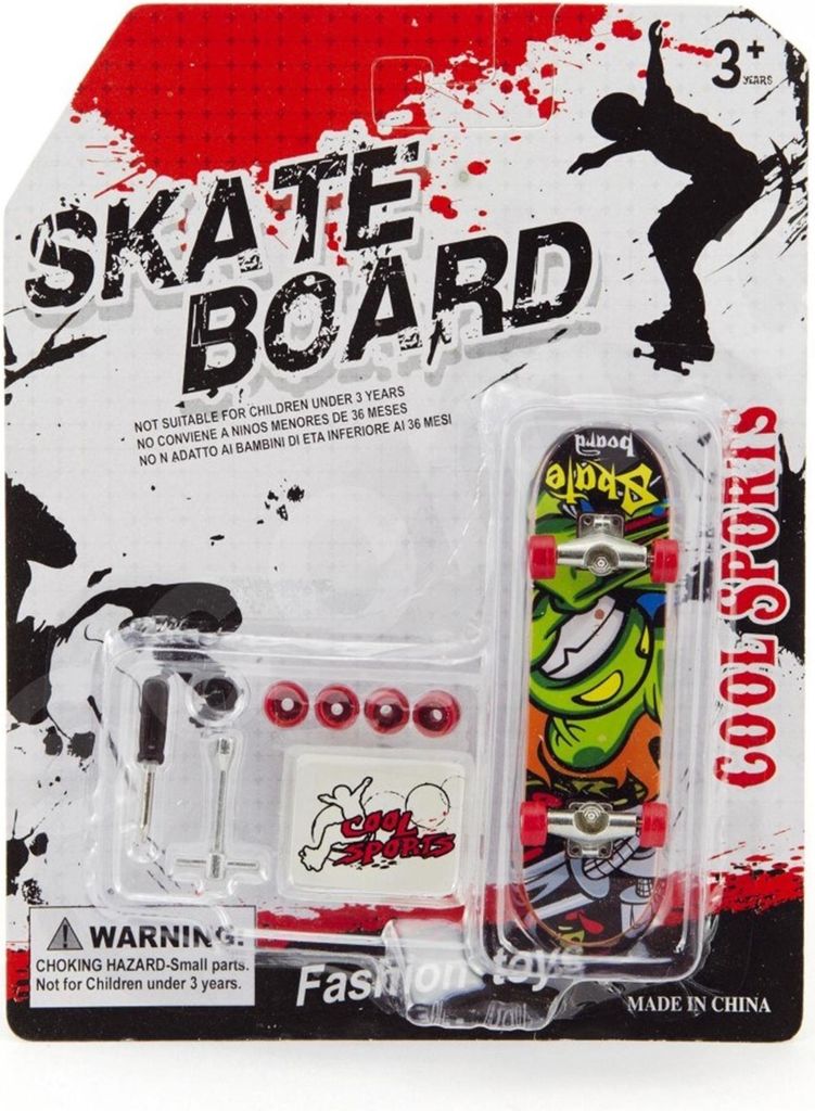 Teddies Fingerboard plast 10cm s príslušenstvom Obrázok produktu 