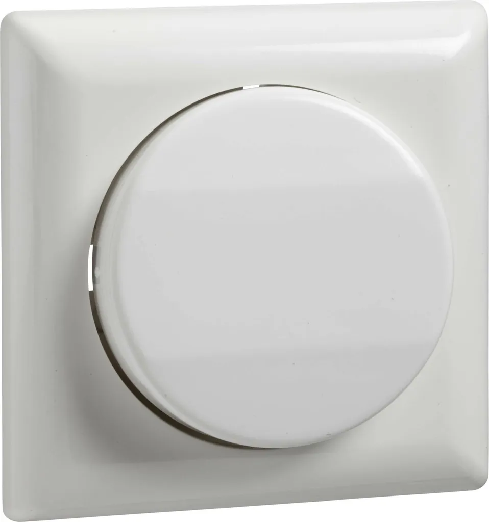 Contact bouton NO 516104 blanc pour rénovation installation rw