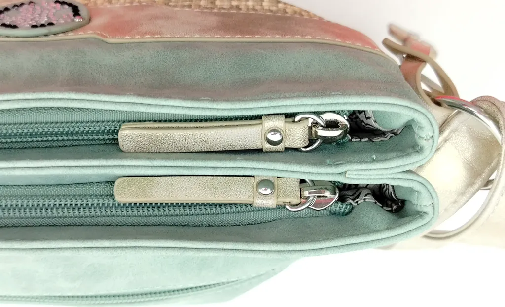 Sac à main vert Rieker pour femme format moyen élégant et moderne - 5