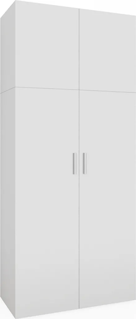 Bibliothèque de bureau blanche Vicco Ingo 80 cm pour classeurs et dossiers