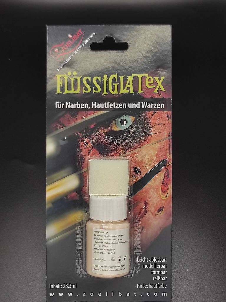 Flüssiglatex Kunsthaut für Narben, Wunden und Warzen Produktbild 