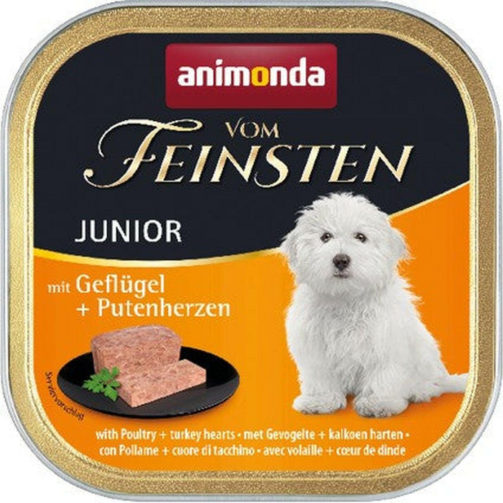Animonda Vom Feinsten Junior con cuori di pollame e Immagine del prodotto 