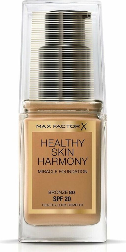 Max Factor, Healthy Skin Harmony, Liquid Foundation, 80, Bronze, SPF 20, 30 ml