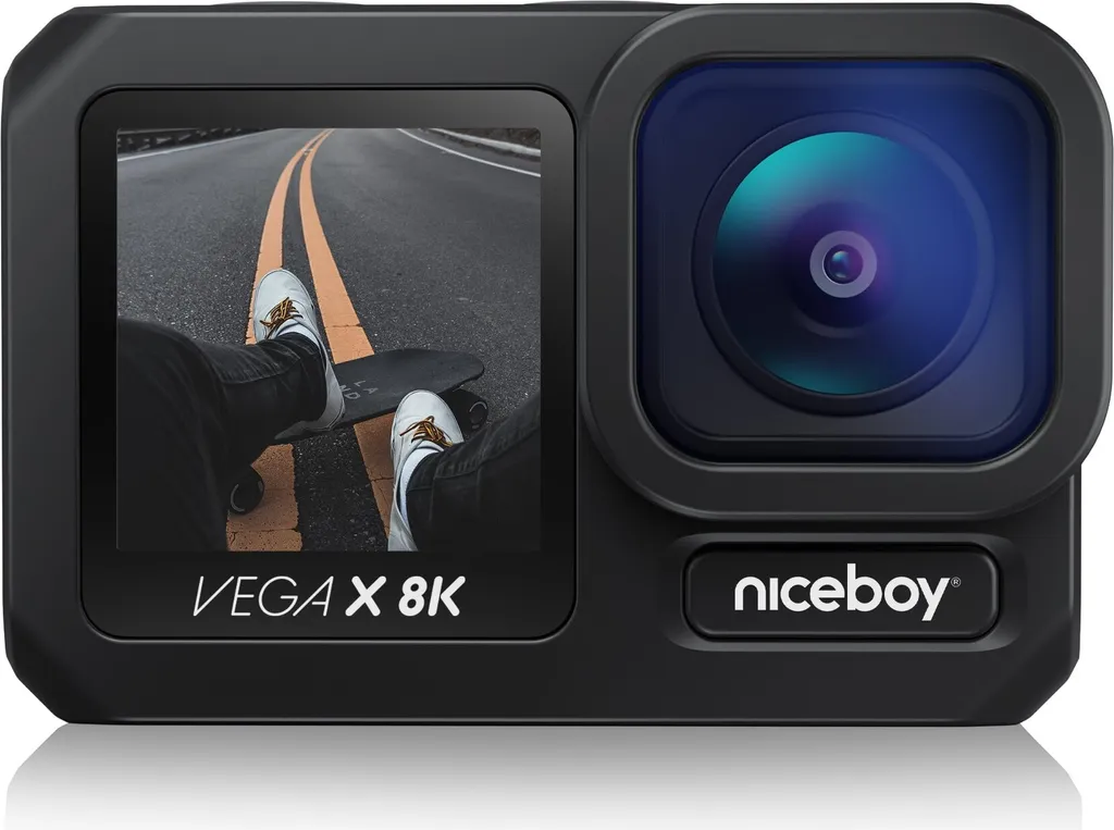 Fini les Vidéos Floues avec la Caméra Niceboy VEGA X 8K Stable et Précise
