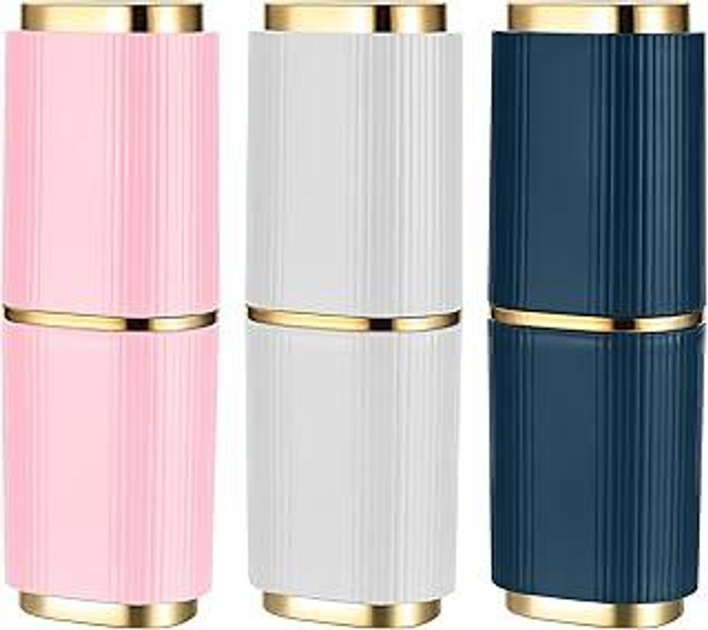 lzijun Zahnbürsten Etui Reise Set,3 STK Tragbarer Zahnbürste Etui, Zahnbürstenetui Reisen, Zahnputzbecher, Zahnbürstenbox, Zahnbürsten Behält...