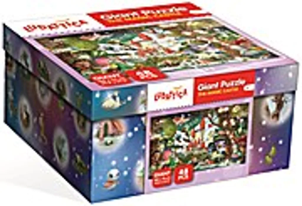 Puzzle géant Château magique aux couleurs vives avec pièces XXL
