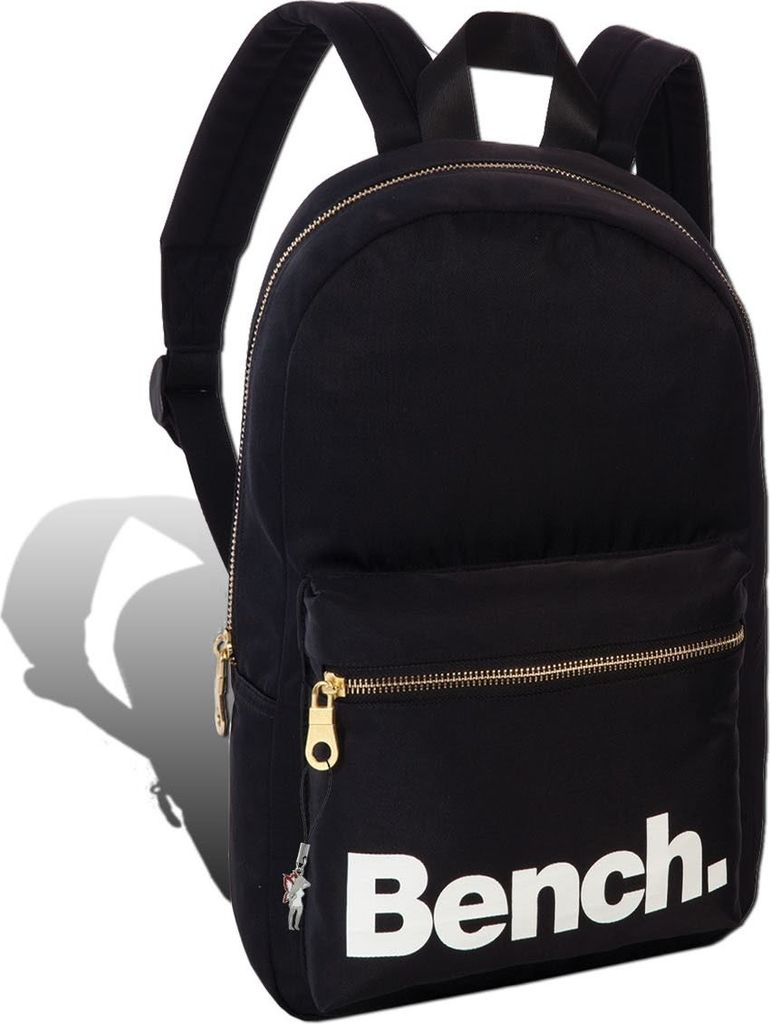 Bench schwarzer Rucksack Nylon Cityrucksack shoppen Damen 25x35x12 Daypack Frauenrucksack D2ORI304S
