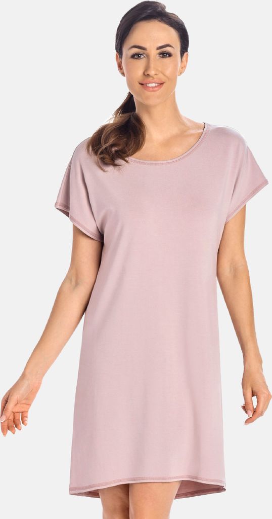 Teyli A-Linien geschnittenes Damen-Nachthemd Luzi Female 2810 kakao S