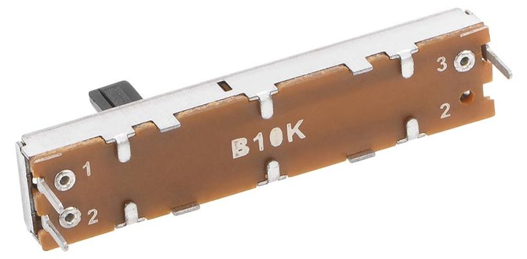5St Fader Variable Widerst?nde Mischer Potentiometer Gerade Schiebe B10K Ohm Linear Potentiometer zum Dimmen 45mm