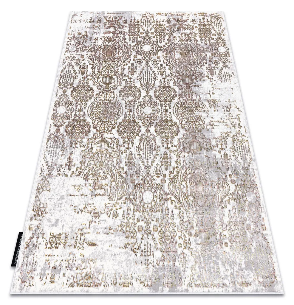 Tapis moderne facile d'entretien 140x190 cm DE LUXE - Style Or Vintage