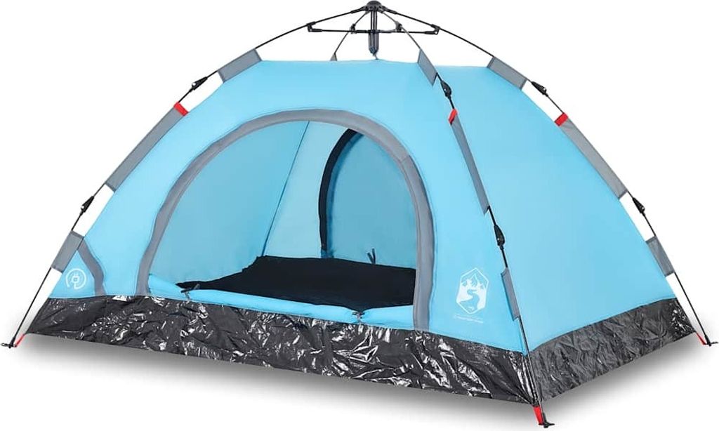 vidaXL Campingzelt 3 Personen Blau Quick Release Produktbild 