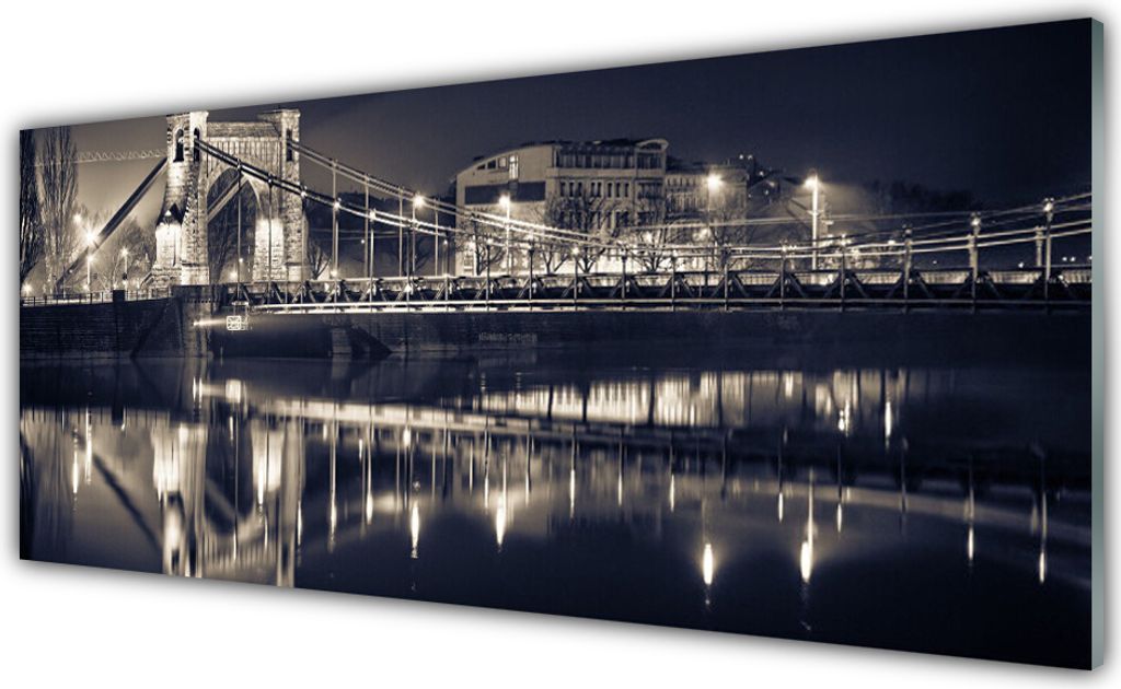 Acrylglasbilder 125x50 Wandbild Druck Brücke Architektur