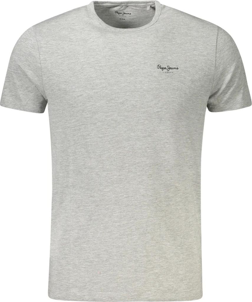 Nachhaltiges Herren T-Shirt Grau: Slim Fit, Rundhals, Produktbild 
