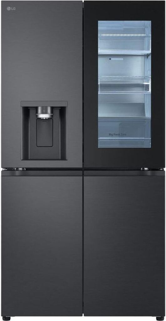 LG GMG960EVEE, Freistehend, French door, Schwarz, Tasten, Produktbild 