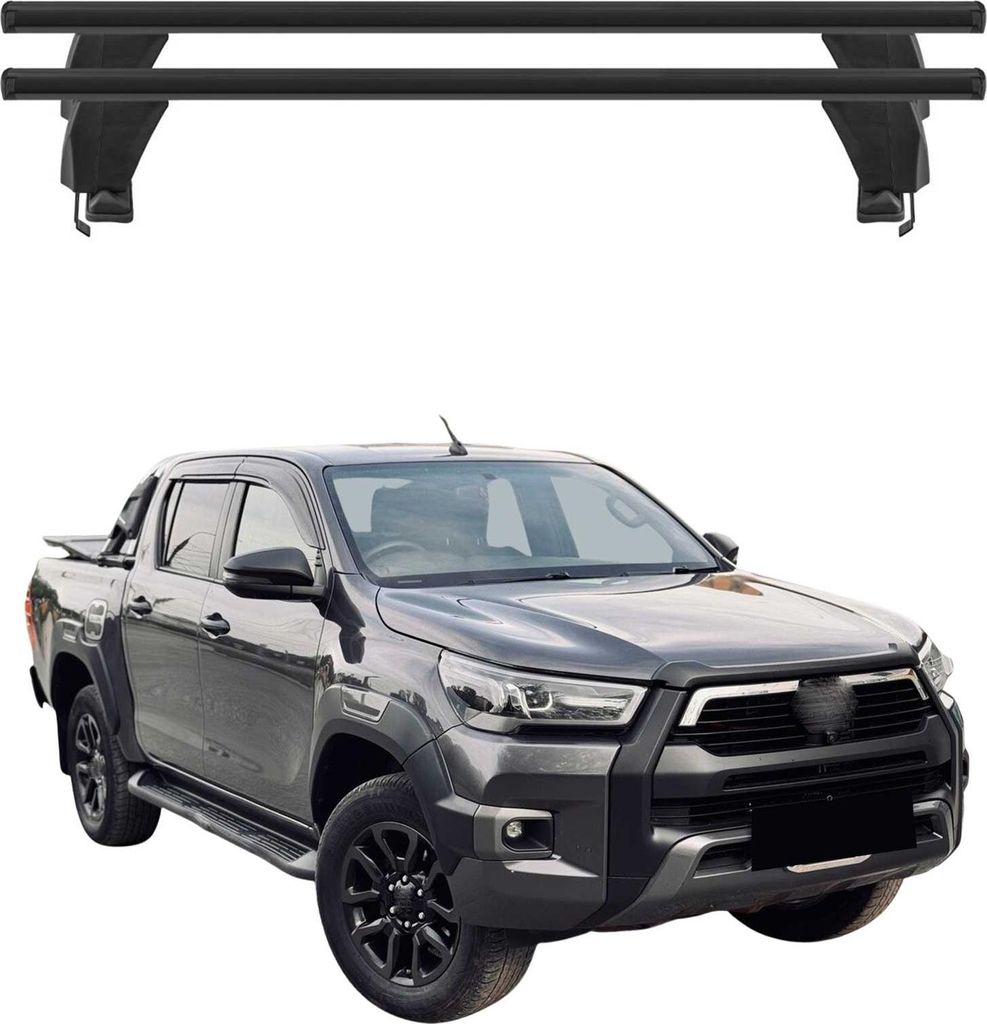 Menabo Barres de toit Transversales pour Toyota Hilux Image du produit 