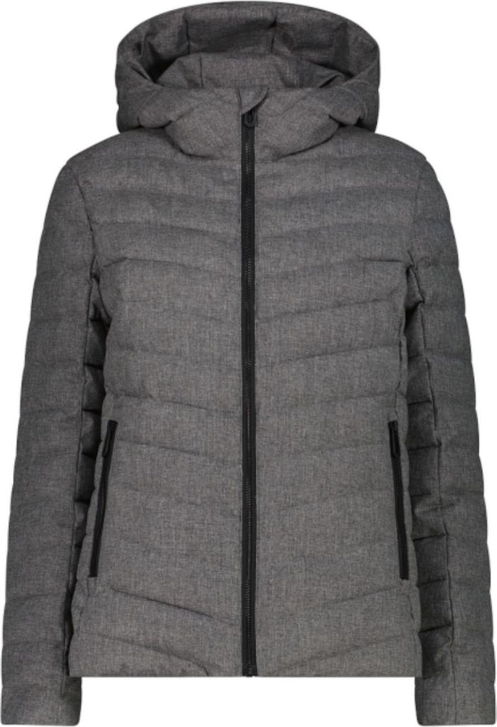 CMP Wattierte Damen Winter Jacke mit Kapuze grau 40 Produktbild 