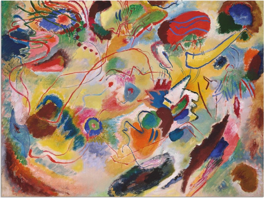 ARTland Wandbild Alu für Innen & Outdoor Studie Komposition VII Größe: 80x60 cm