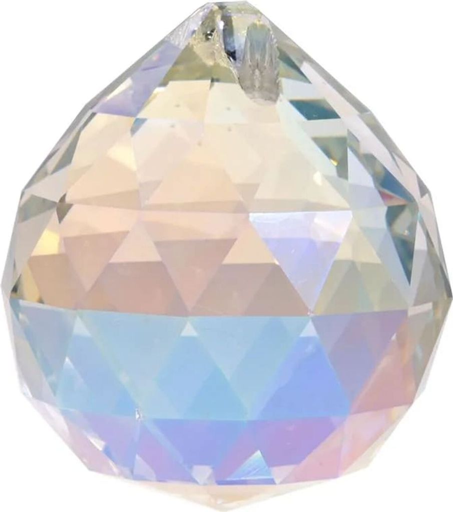 Regenbogen-Kristalle Kugel Perlmutt AAA Qualität -- 5 cm