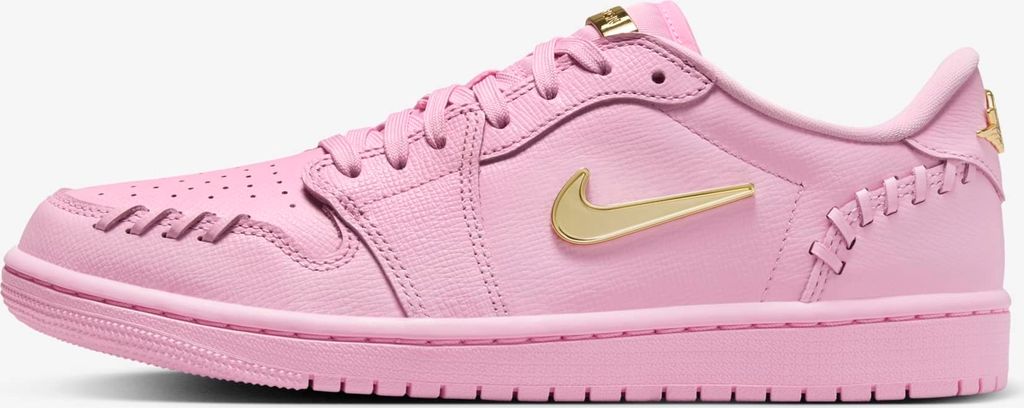 Nike Air Jordan 1 Low Method of Make "Perfect Pink & Gold", Größe: 35,5