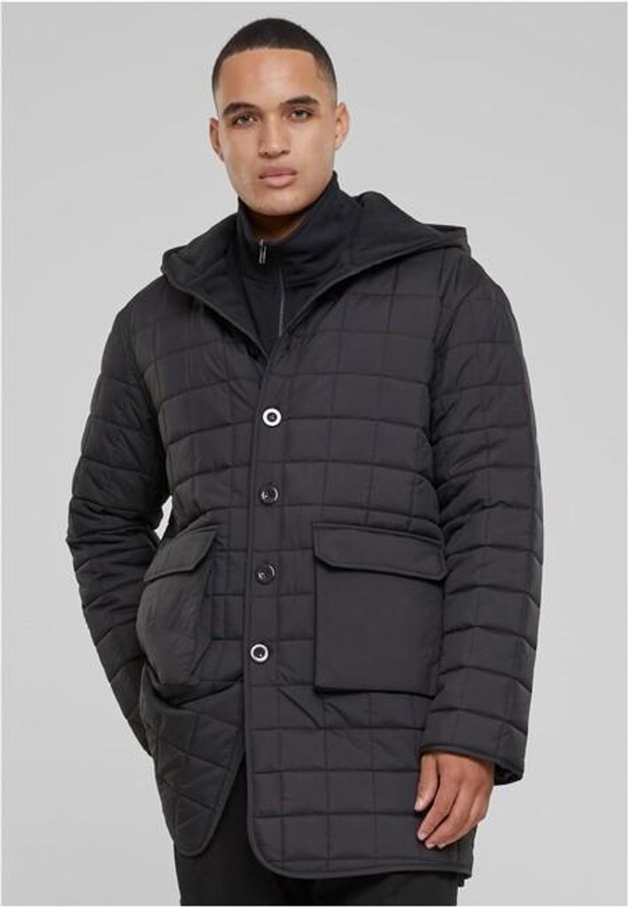 Urban Classics - Herren Polar Fleece Lined Parka - BLACK - XL