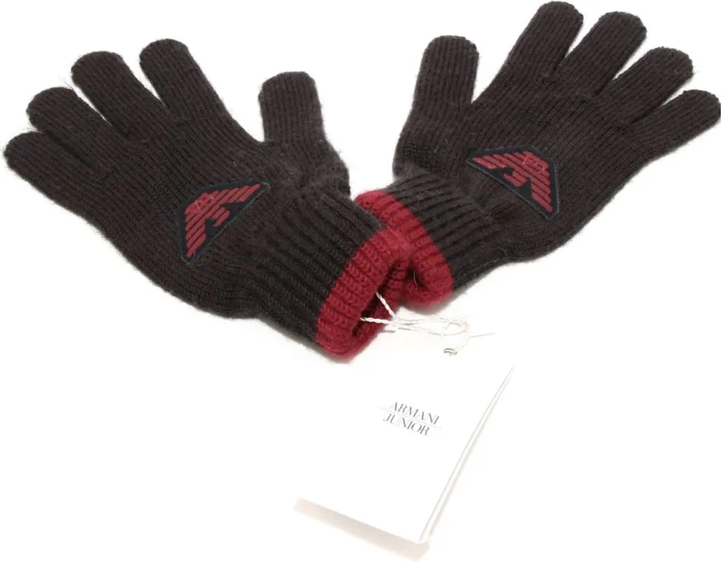 97471 guanti boy bimbo ARMANI JUNIOR wool mix gloves