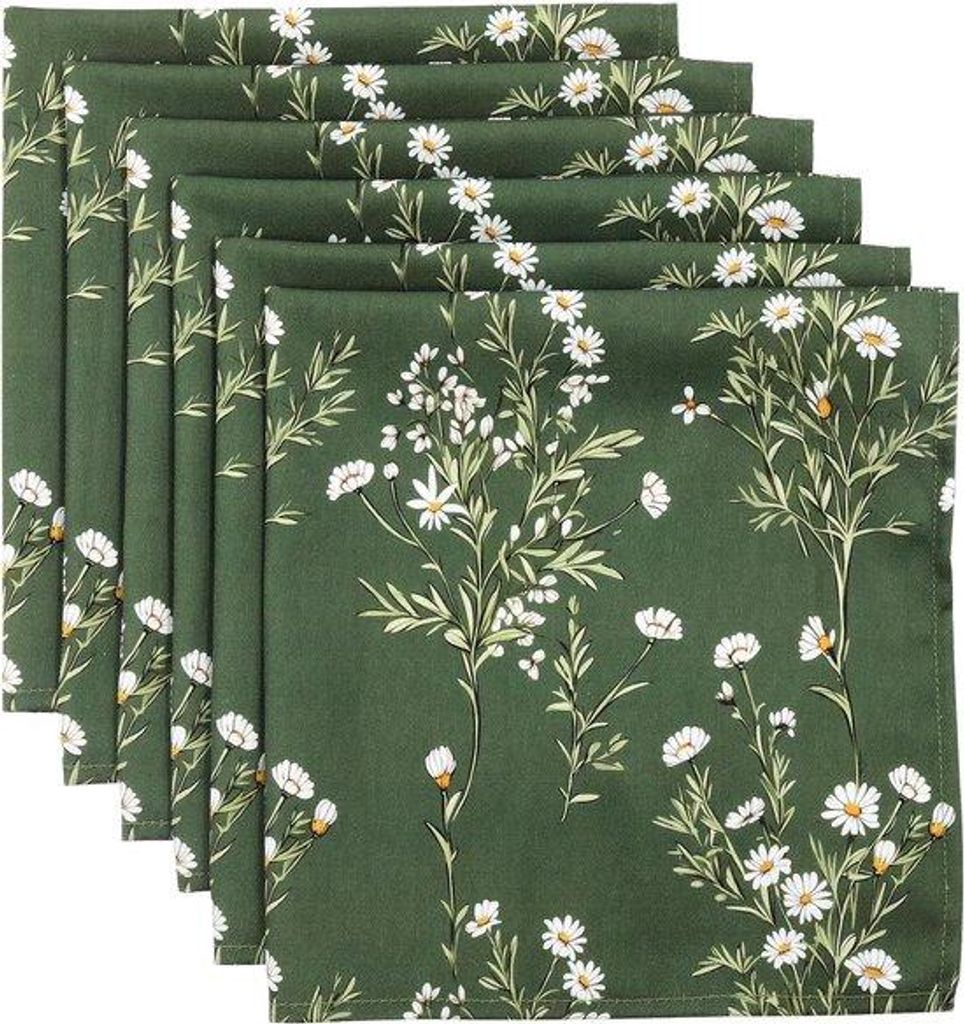 Weiche Baumwoll-Servietten 6er Set 45x45cm