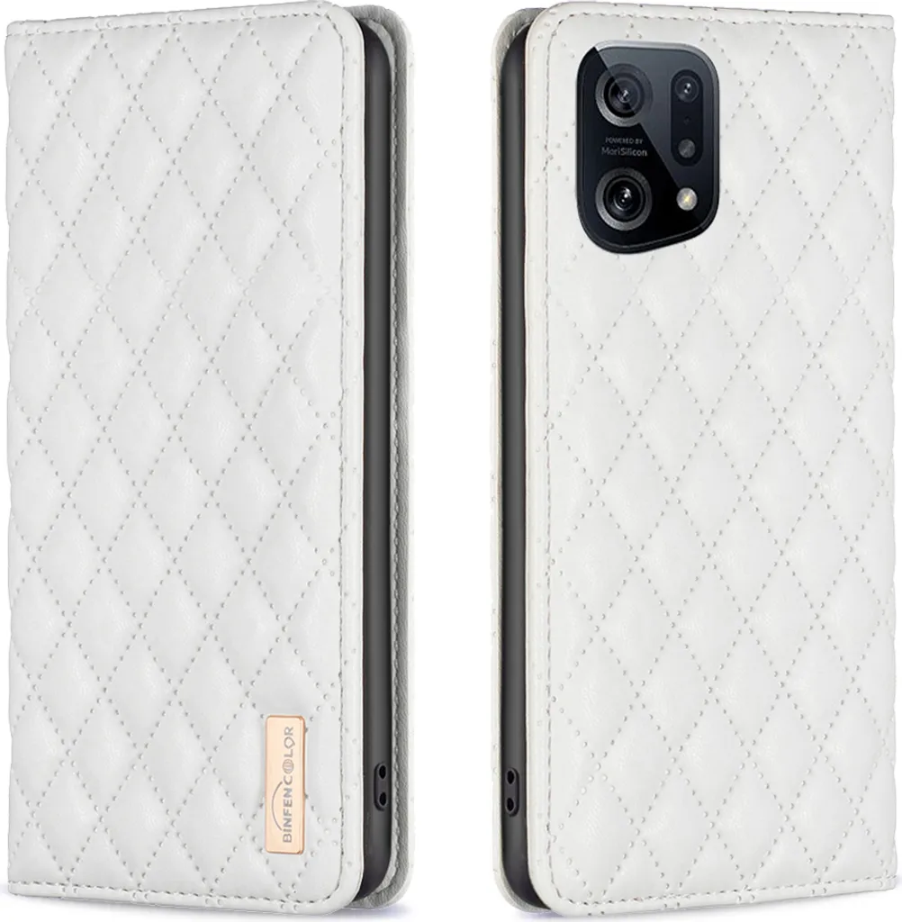 HONLEN Custodia per OPPO Find X5 Lite/OPPO Reno7 5G (6.43 Inches) Cover per Telefono Aziendale con Retro in Pelle, Kevlar