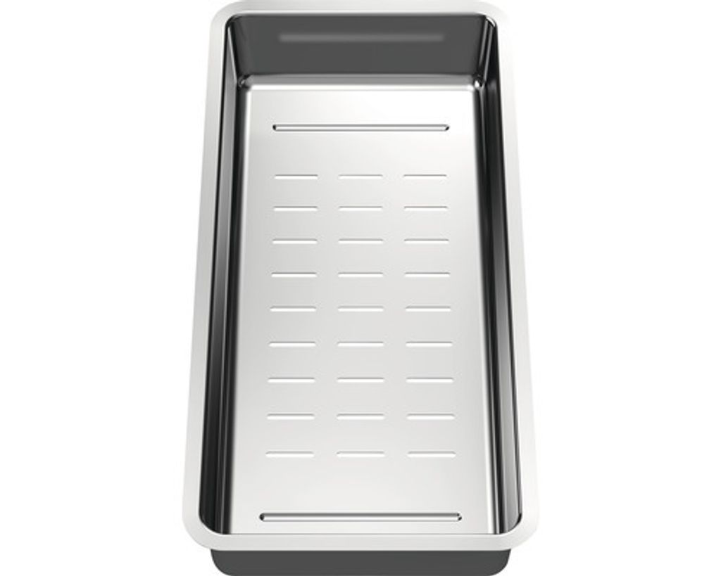 Blanco Abtropfschale 388x187mm - Einsatz für Spülbecken - vielseitiger Behälter als Zubehör für die Spüle, Edelstahl