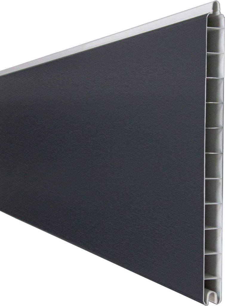GroJa BasicLine PVC Stecksystem Premium Einzelprofil anthrazitgrau