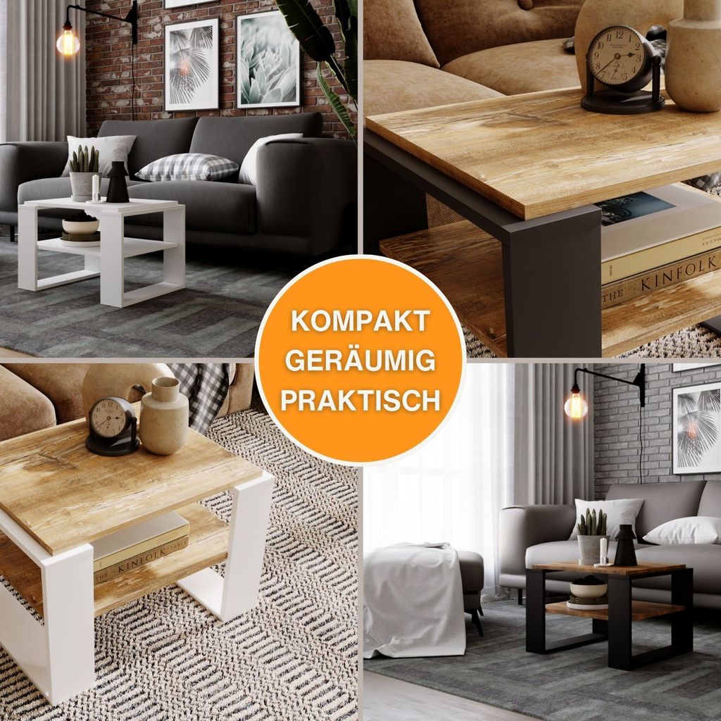 CraftPAK moderner & stabiler Couchtisch für | Kaufland.de