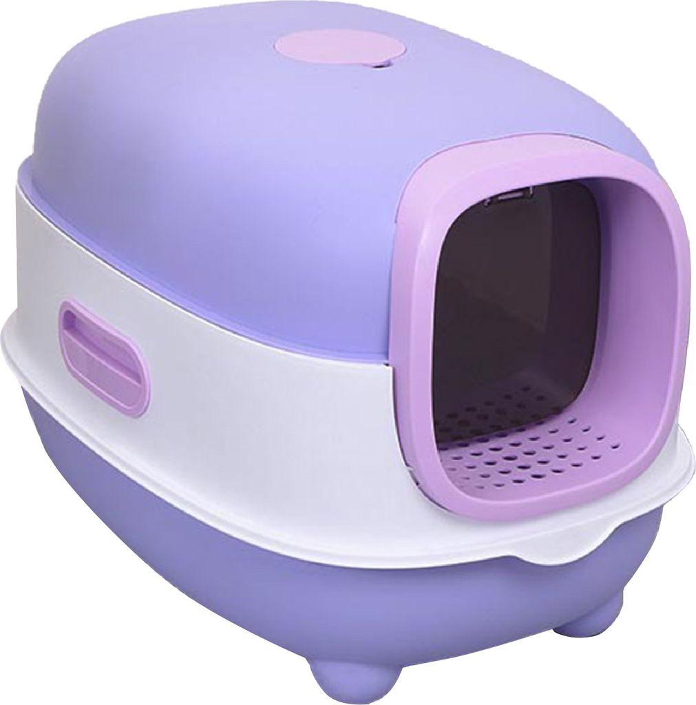 Geschlossenes Katzenklo Extra große spritzwassergeschützte Geruchskontrolle Geschlossenes Katzenklo für Haustierzubehör