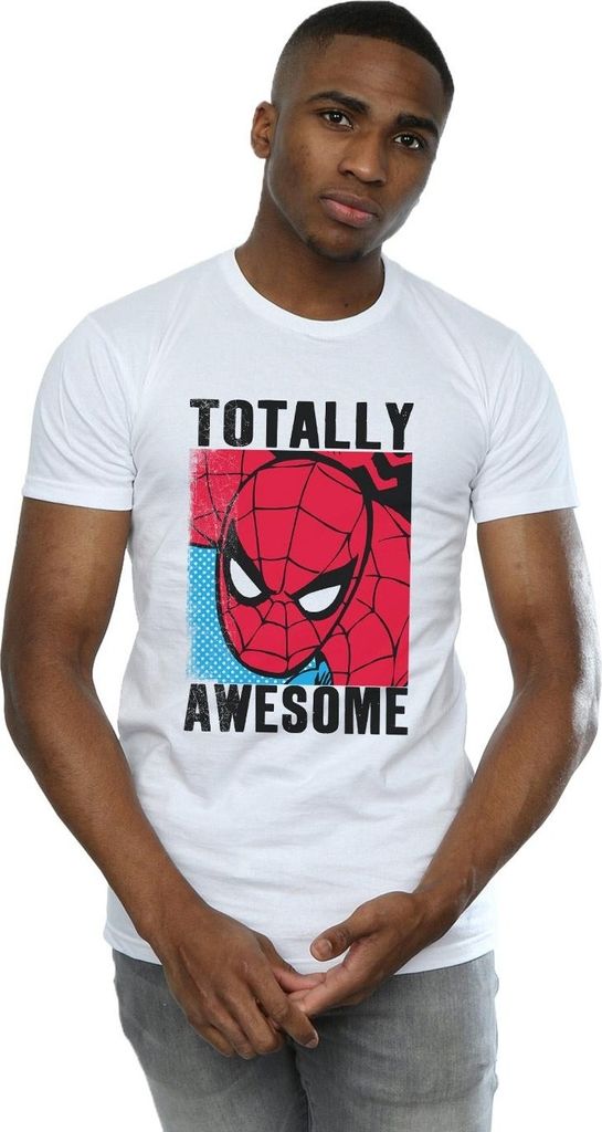 Marvel - "Totally Awesome" T-Shirt für Herren BI37612 (3XL) (Weiß)