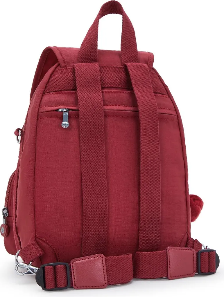 Sac à dos transformable Kipling Firefly Up Rouge : Léger et Multi-poches - 3