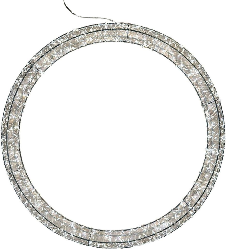 LED Lichtkranz auf Metallgestell 720 LEDs Ø 50 cm Türkranz Produktbild 6