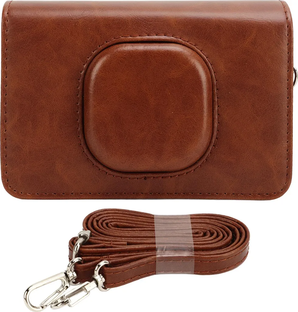 Borsa per fotocamera istantanea in Finto cuoio, mini borsa protettiva retrò con tracolla regolabile per Shot2